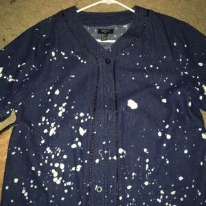 Men’s size small bleached button up